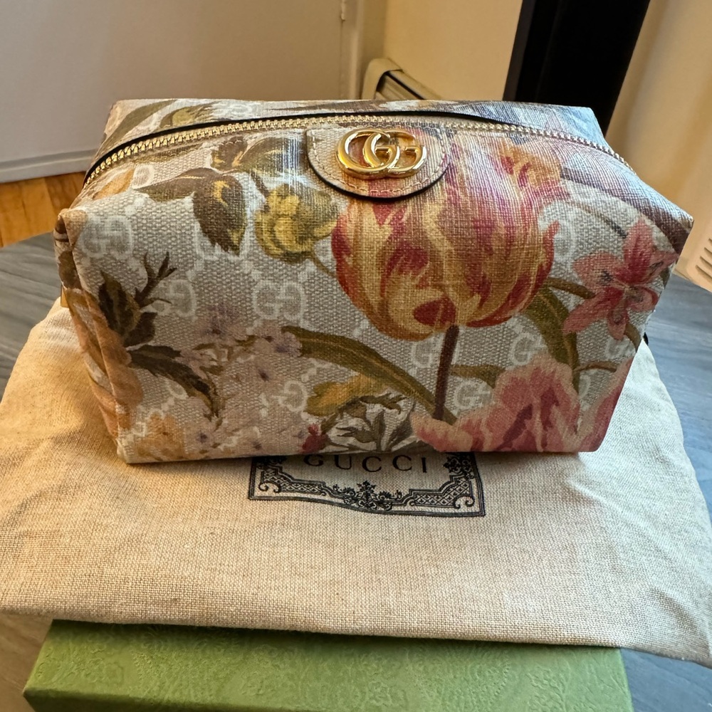 Gucci Floral Cosmetic Bag